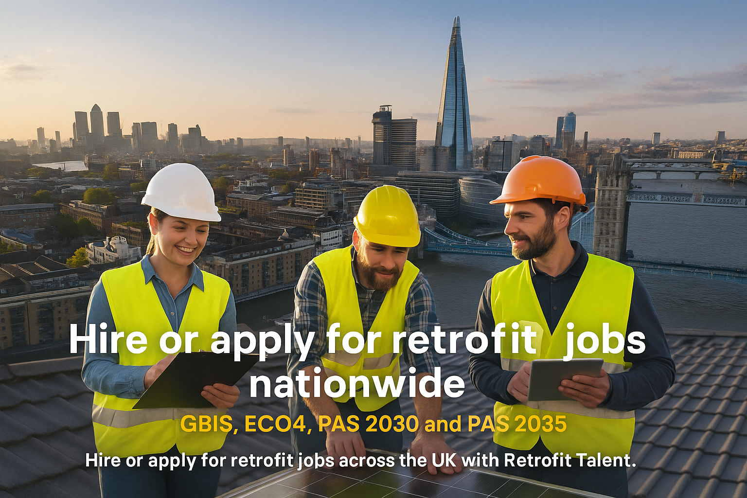 Register for PAS 2035 retrofit coordinator and assessor jobs